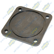 Крышка квадрат. 74х74; 4отв.ф7, (ПВХ) шкворня поворотного кулака нижняя